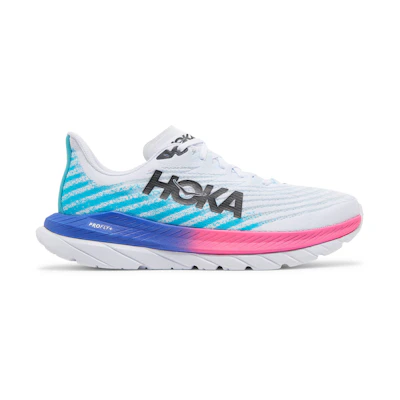 HOKA Mach 5 'White Scuba Blue'