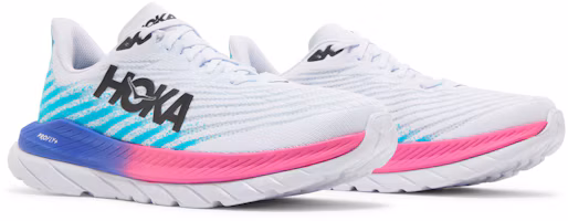 Cheap HOKA Mach 5 'Blanco Azul Scuba' 1127893-WSBB