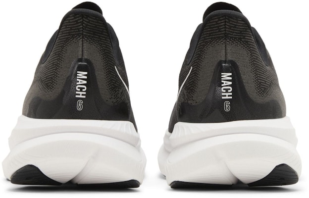 HOKA Mach 6 Lebar 'Hitam Putih' 1147833-BWHT Details for HOKA Mach 6 Lebar 'Hitam Putih' 1147833-BWHT