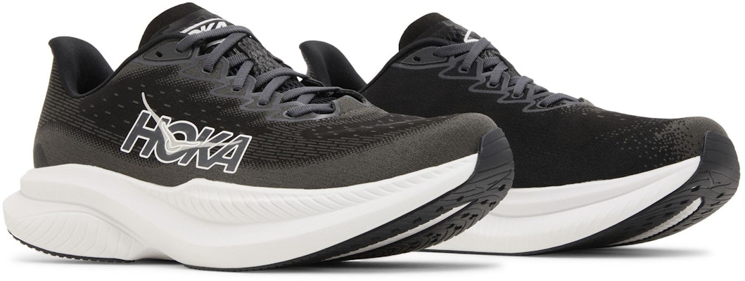 HOKA Mach 6 Lebar 'Hitam Putih' 1147833-BWHT Cheap HOKA Mach 6 Lebar 'Hitam Putih' 1147833-BWHT