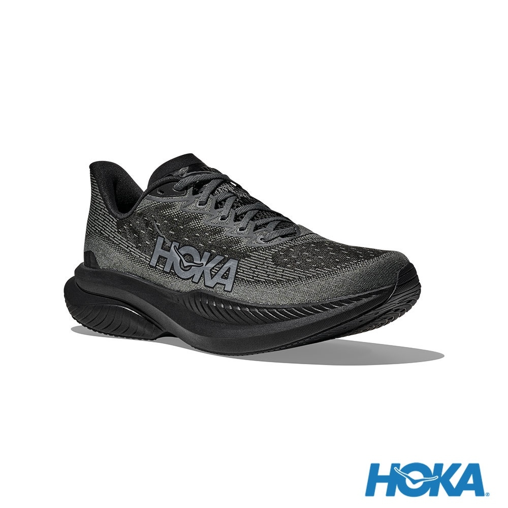HOKA Mach 6 Wide  Running Shoes Black/Grey Black. HO1147833BCKT
