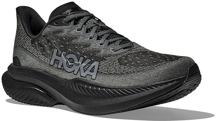 ホカ マッハ 6 ワイド ランニングシューズ ブラック/グレー/ブラック HO1147833BCKT Order ホカ マッハ 6 ワイド ランニングシューズ ブラック/グレー/ブラック HO1147833BCKT