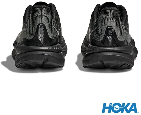ホカ マッハ 6 ワイド ランニングシューズ ブラック/グレー/ブラック HO1147833BCKT Sizing ホカ マッハ 6 ワイド ランニングシューズ ブラック/グレー/ブラック HO1147833BCKT