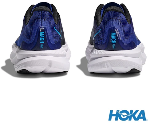 ホカ マッハ 6 ワイド ランニングシューズ ブラック/ミッドナイトネイビー HO1147833BNGH Sizing ホカ マッハ 6 ワイド ランニングシューズ ブラック/ミッドナイトネイビー HO1147833BNGH