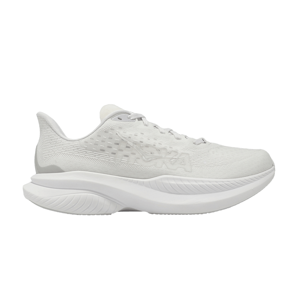 HOKA Mach 6 Wide 'Triple White' 1147833-WWH
