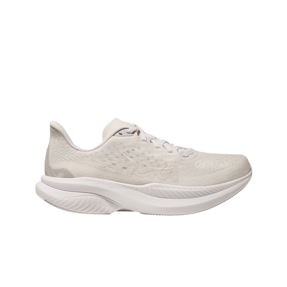 HOKA Mach 6 Wide 'Triple White' 1147833-WWH