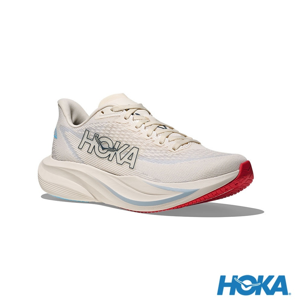 HOKA Mach 7  Running Shoes Snow Rock White/Sky Blue HO1171938ASRN