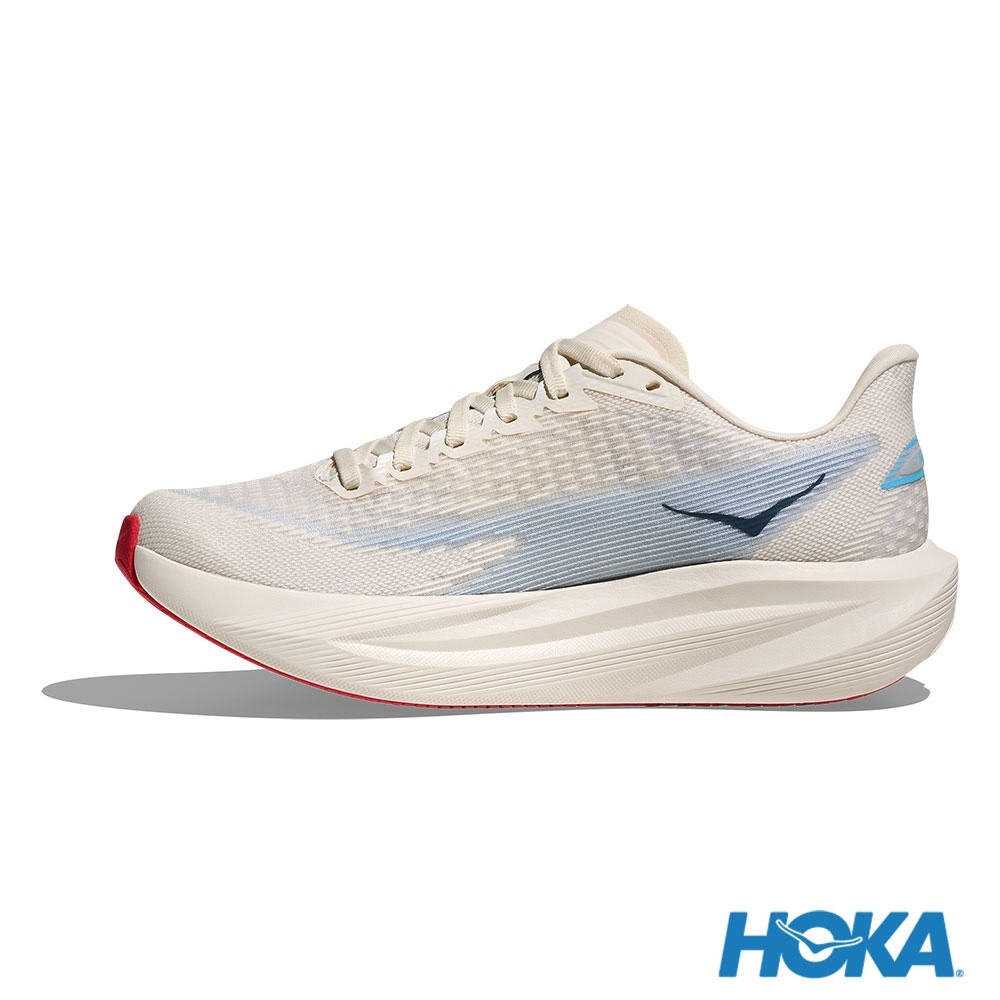 Shop HOKA Mach 7 慢跑鞋 雪岩白/天藍 HO1171938ASRN