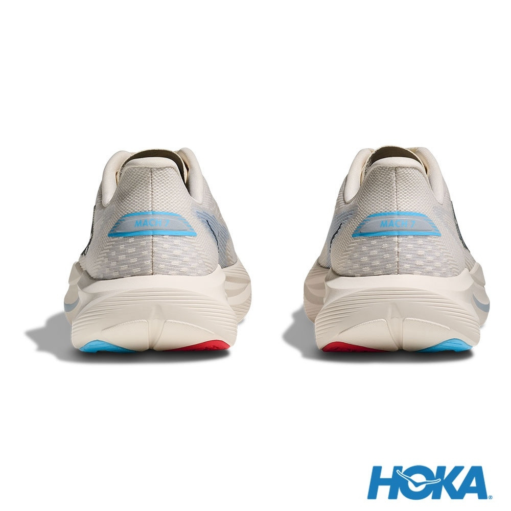 Sizing HOKA Mach 7 慢跑鞋 雪岩白/天藍 HO1171938ASRN