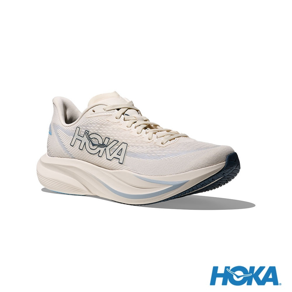 HOKA Mach 7  Running Shoes Snowy White/Sky Blue HO1171904ASRN