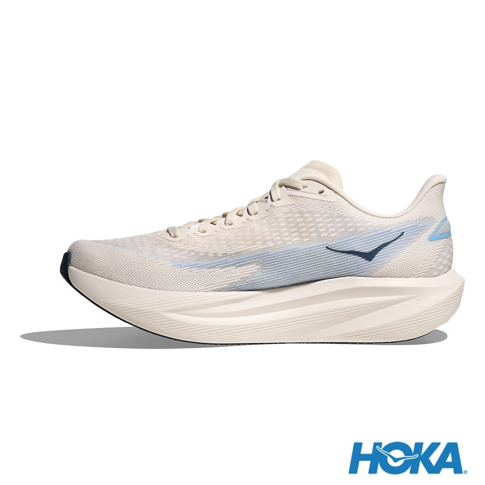 Shop HOKA Mach 7 跑鞋 雪白/天藍 配色 HO1171904ASRN
