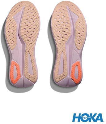 HOKA Mach 7 Wide Running Shoes Pale Purple/Dawn Orange HO1171906LRMT 2