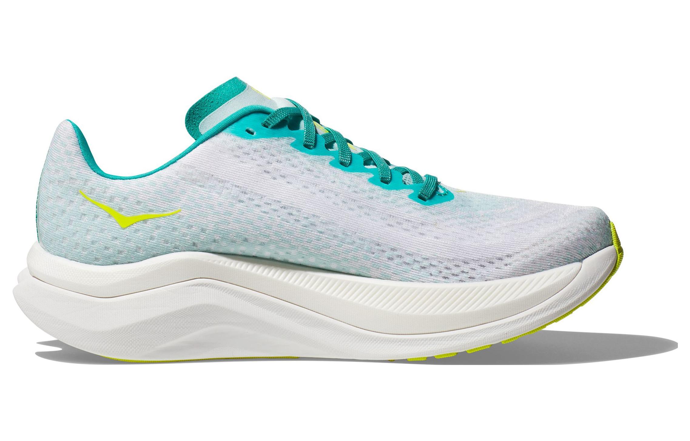 Order HOKA ONE ONE Mach X 耐磨防滑 低帮 跑步鞋 男款 白玻璃藍