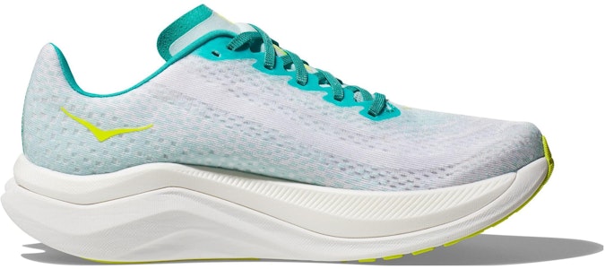 HOKA ONE ONE Mach X 耐磨防滑 低帮 跑步鞋 男款 白玻璃藍 Order HOKA ONE ONE Mach X 耐磨防滑 低帮 跑步鞋 男款 白玻璃藍