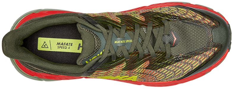 HOKA Mafate Speed 4 'Thyme Fiesta' Lelaki Wanita Kasut Lari 1129930-TFST Lookbook HOKA Mafate Speed 4 'Thyme Fiesta' Lelaki Wanita Kasut Lari 1129930-TFST