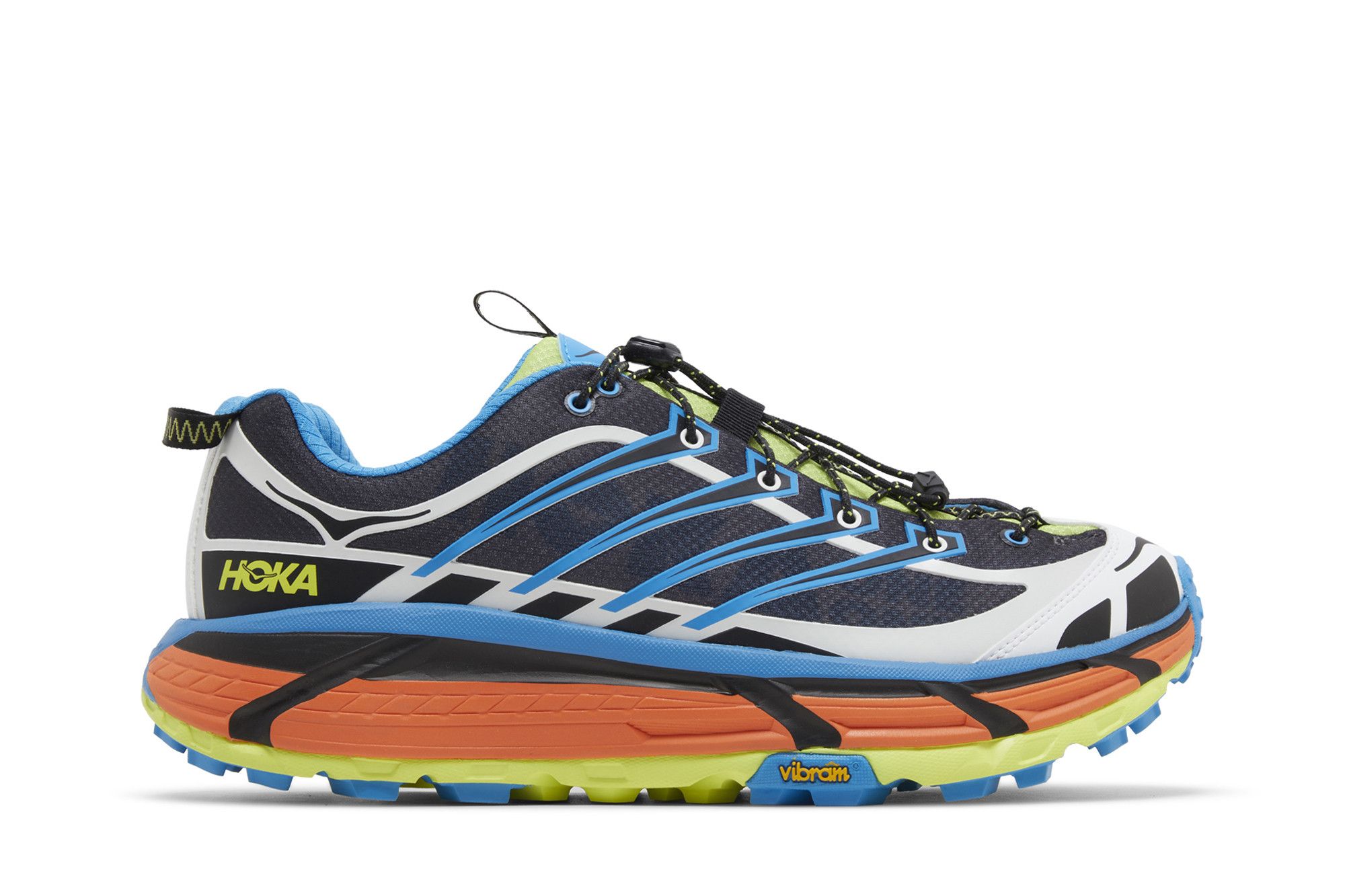 HOKA Mafate Three2 'Black Diva Blue Orange' 1141572-BDVB