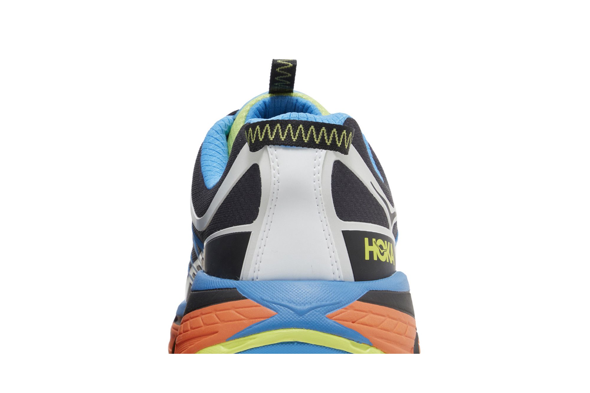 Cheap HOKA Mafate Three2 黑色Diva藍橙配色 1141572-BDVB