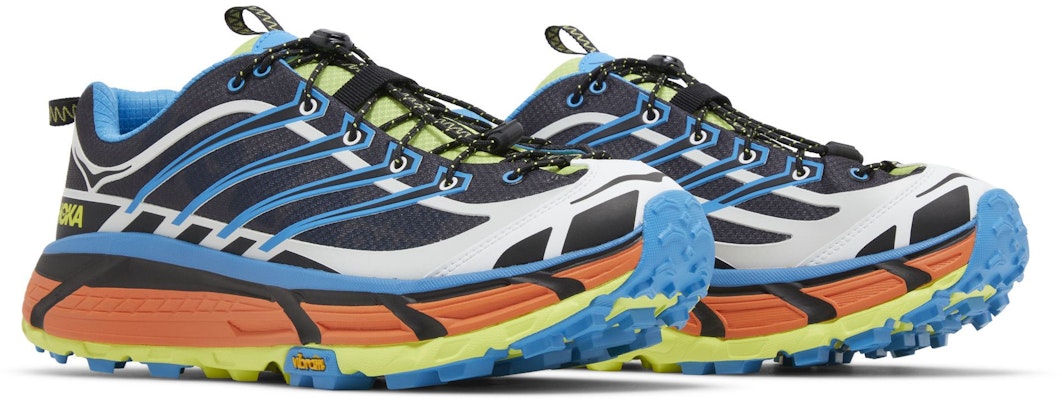HOKA Mafate Three2 'Black Diva Blue Orange' 1141572-BDVB Cheap HOKA Mafate Three2 'Black Diva Blue Orange' 1141572-BDVB