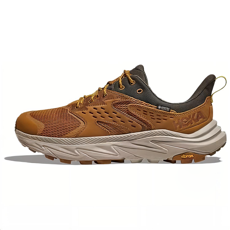 HOKA ONE ONE Anacapa Low Hiking Shoes Brown Waterproof Breathable Durable 1141632-HLY