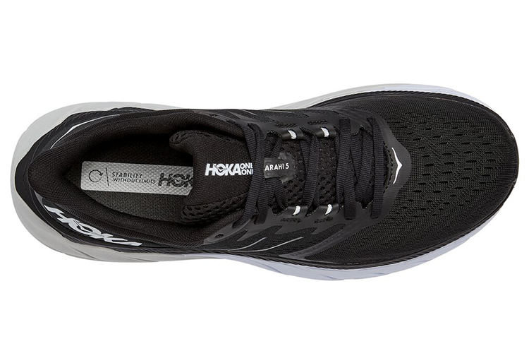 Lookbook HOKA ONE ONE Arahi 5 'Negro Blanco' 1115010-BWHT