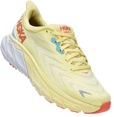 HOKA ONE ONE Arahi 6 休閒舒適 防滑耐磨輕便 低筒 跑步鞋 男女同款 玉米黃 Lookbook HOKA ONE ONE Arahi 6 休閒舒適 防滑耐磨輕便 低筒 跑步鞋 男女同款 玉米黃
