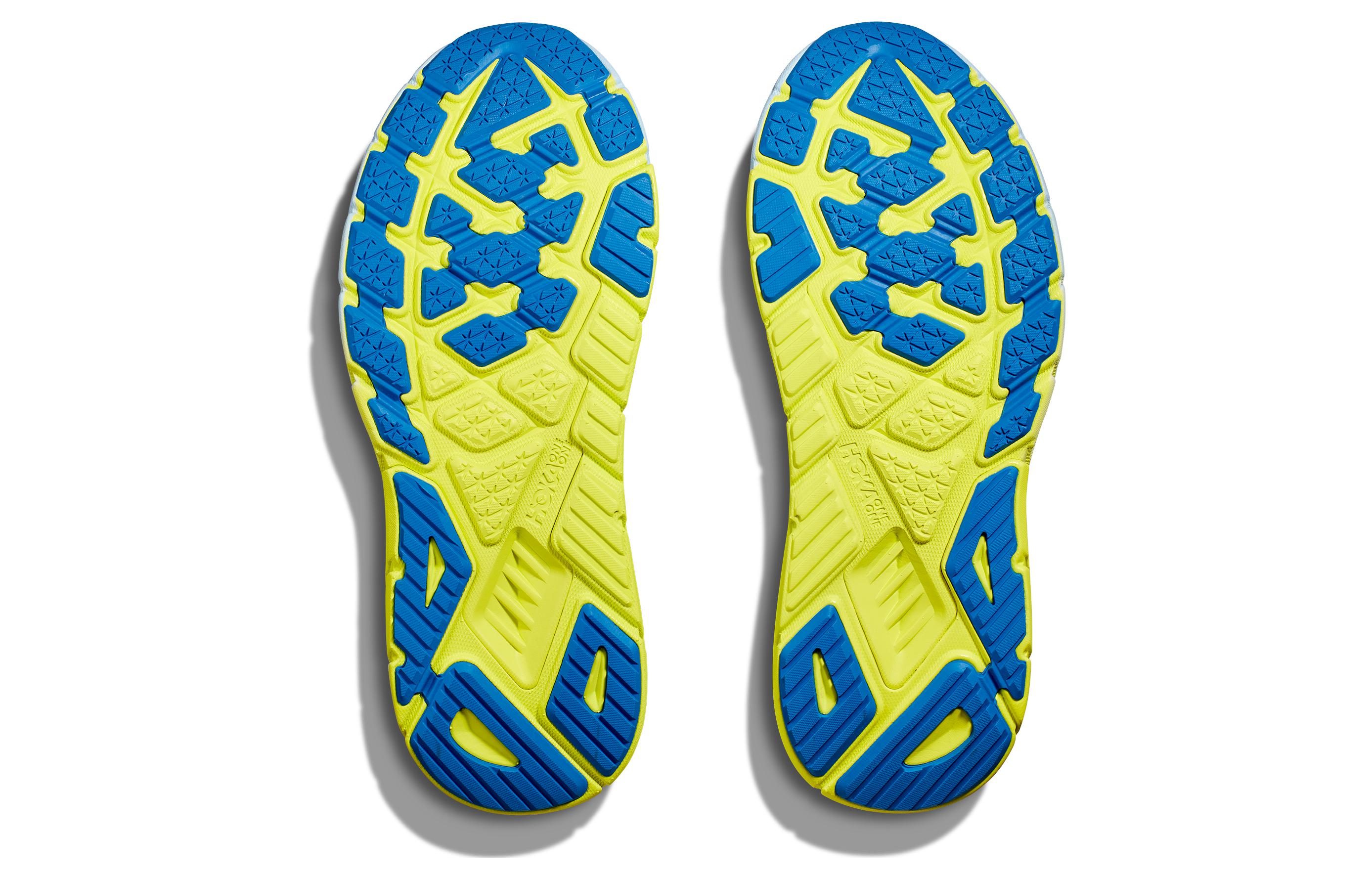 Shop HOKA ONE ONE Arahi 6 寬筒 防滑耐磨 低筒 跑步鞋 男款 冰河藍月草綠 寬楦版