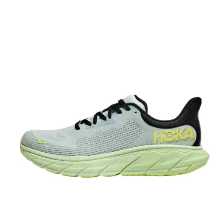 HOKA ONE ONE Arahi 7 Running Shoes Light Green Yellow Comfort Durable Low-Top 1147850-DTDR