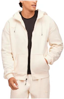 HOKA ONE ONE Beige Solid Color Slim Fit Hooded Jacket 1151391-EGN HOKA ONE ONE Beige Solid Color Slim Fit Hooded Jacket 1151391-EGN