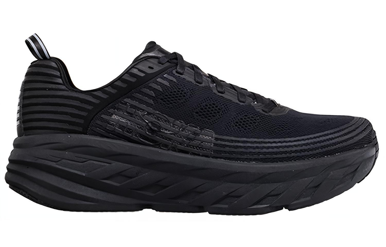 Order HOKA ONE ONE Bondi 6 戶外 低幫 跑步鞋 男款 黑 寬版