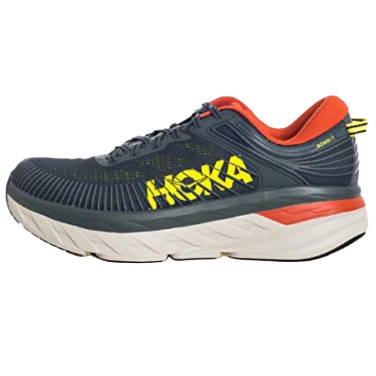 Buy HOKA ONE ONE Bondi 7 低筒 跑步鞋 男款 灰粉