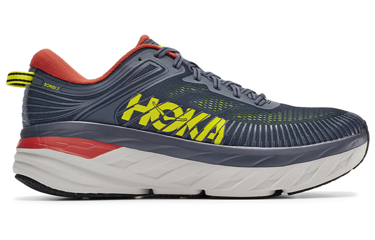 Order HOKA ONE ONE Bondi 7 低筒 跑步鞋 男款 灰粉