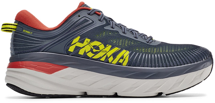 HOKA ONE ONE Bondi 7 低筒 跑步鞋 男款 灰粉 Order HOKA ONE ONE Bondi 7 低筒 跑步鞋 男款 灰粉