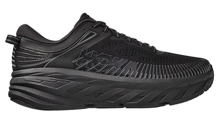 Order HOKA ONE ONE Bondi 7 寬版低筒跑步鞋 男款 黑色