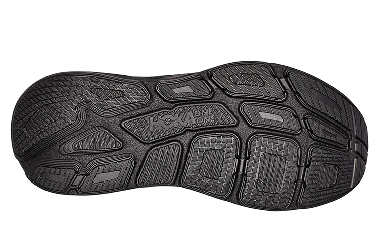 Shop HOKA ONE ONE Bondi 7 寬版低筒跑步鞋 男款 黑色