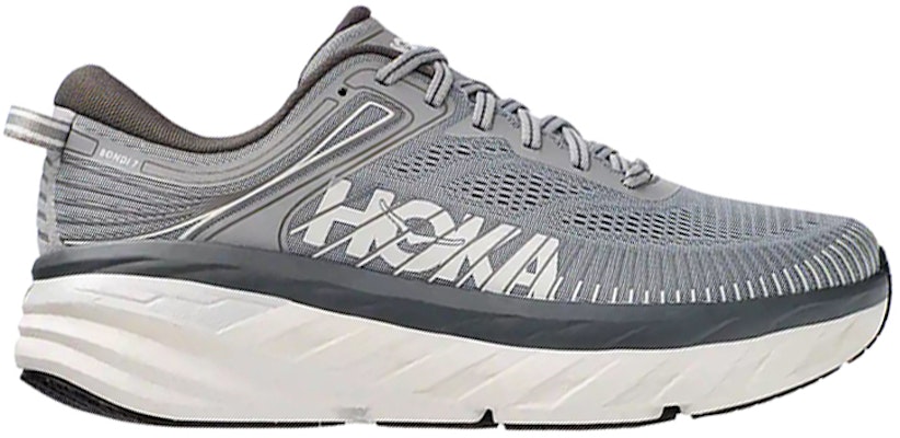 HOKA ONE ONE Bondi 7 寬楦 低筒跑鞋 灰色 Order HOKA ONE ONE Bondi 7 寬楦 低筒跑鞋 灰色