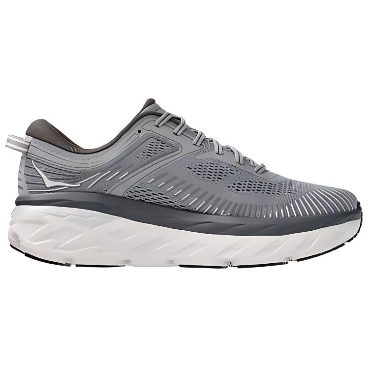 Order HOKA ONE ONE Bondi 7 Wide 'Abu-abu' 1117033-WDDS