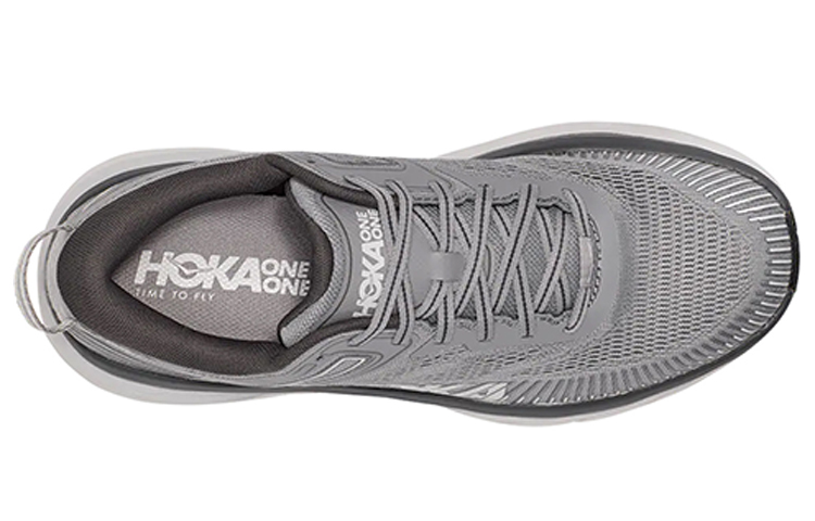Lookbook HOKA ONE ONE Bondi 7 Wide 'Abu-abu' 1117033-WDDS