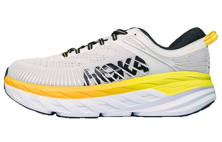 HOKA ONE ONE Bondi 7 Wide 'Grey Orange' 1110530-NCRY