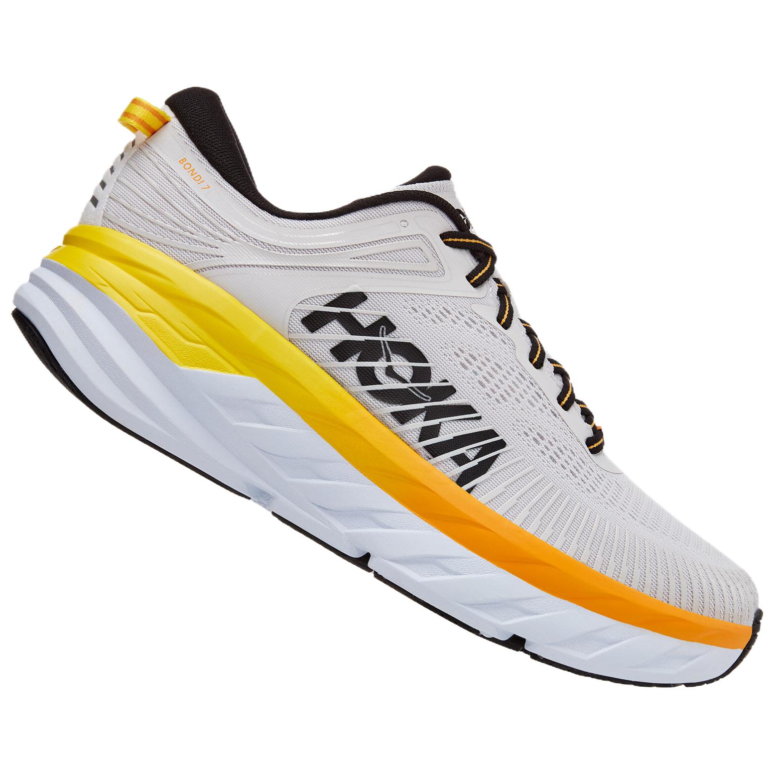 HOKA ONE ONE Bondi 7 Wide 'Grey Orange' 圖 2