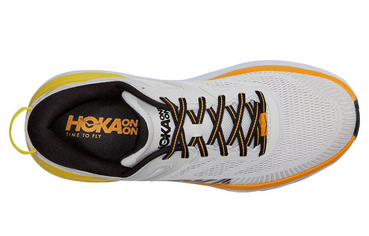 HOKA ONE ONE Bondi 7 Wide 'Grey Orange' 圖 3