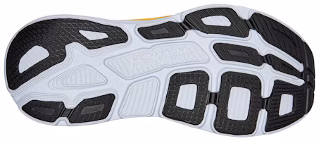 Shop HOKA ONE ONE Bondi 7 寬楦 跑步鞋 男款 黃灰