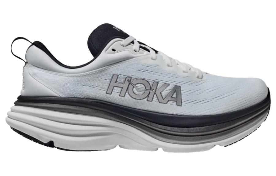 Order ホカ ボンダイ8 白黒 (Hoka Bondai 8 Shiro Kuro) 1123202-WBLC