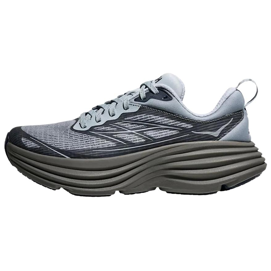 HOKA ONE ONE Bondi 8 TS Caged Running Shoes - Washed Blue Comfortable Fit 1155391-WMN