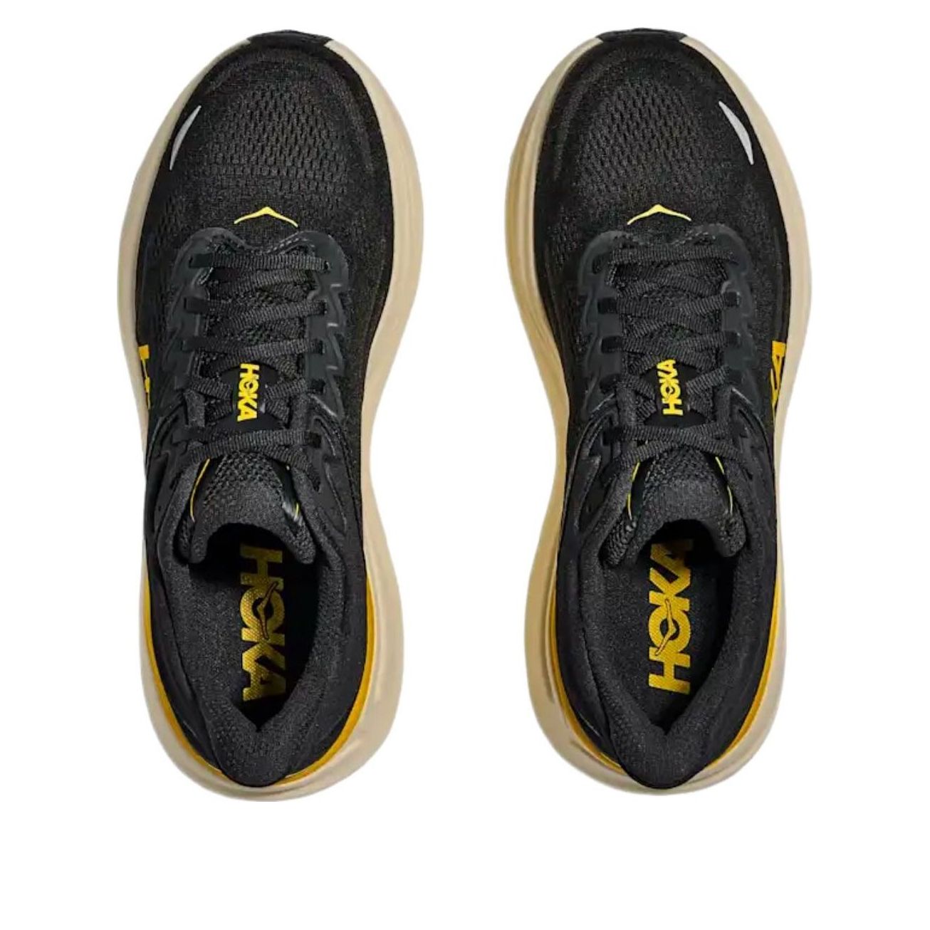 Lookbook HOKA One One Bondi 9 碳黑黄金跑鞋 1162011-CWG