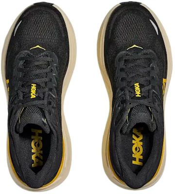HOKA One One Bondi 9 碳黑黄金跑鞋 1162011-CWG Lookbook HOKA One One Bondi 9 碳黑黄金跑鞋 1162011-CWG