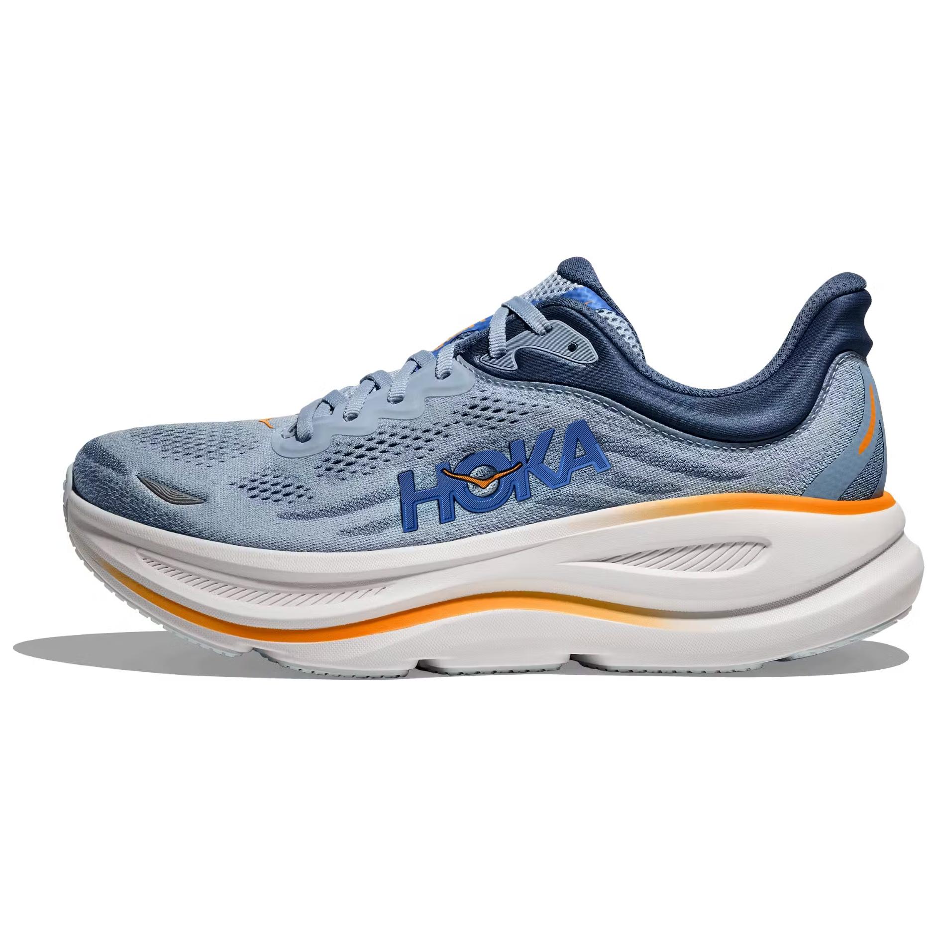 HOKA ONE ONE Bondi 9 Blue Long-Distance Running Shoes Lightweight Durable 1162011-DNP
