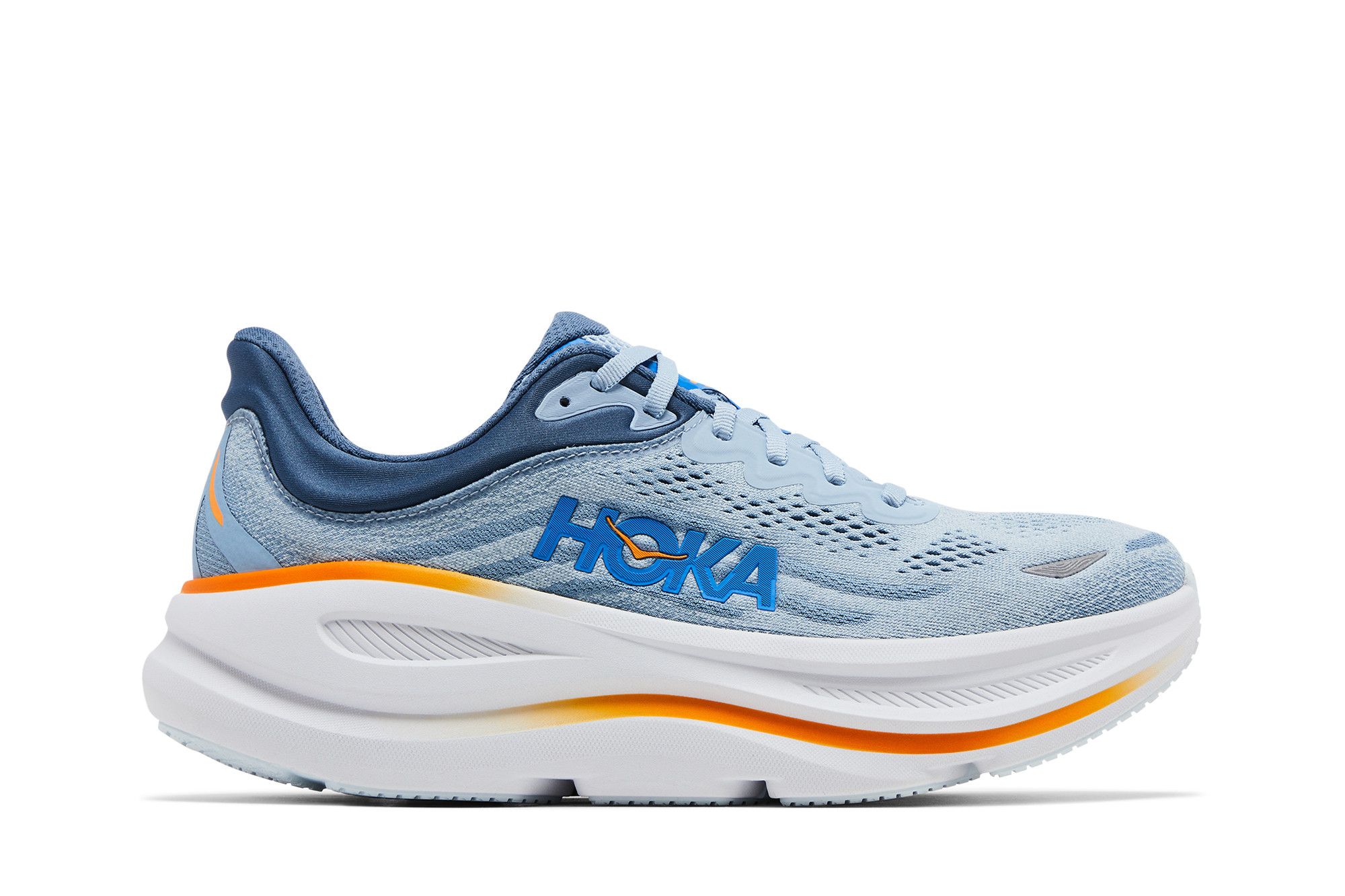 HOKA ONE ONE Bondi 9 Blue Long-Distance Running Shoes Lightweight Durable 1162011-DNP