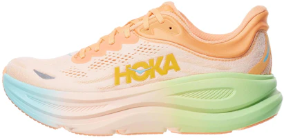 HOKA ONE ONE Bondi 9 Running Shoes Stylish Comfort Peach Orange. 1162011-FSTP HOKA ONE ONE Bondi 9 Running Shoes Stylish Comfort Peach Orange. 1162011-FSTP