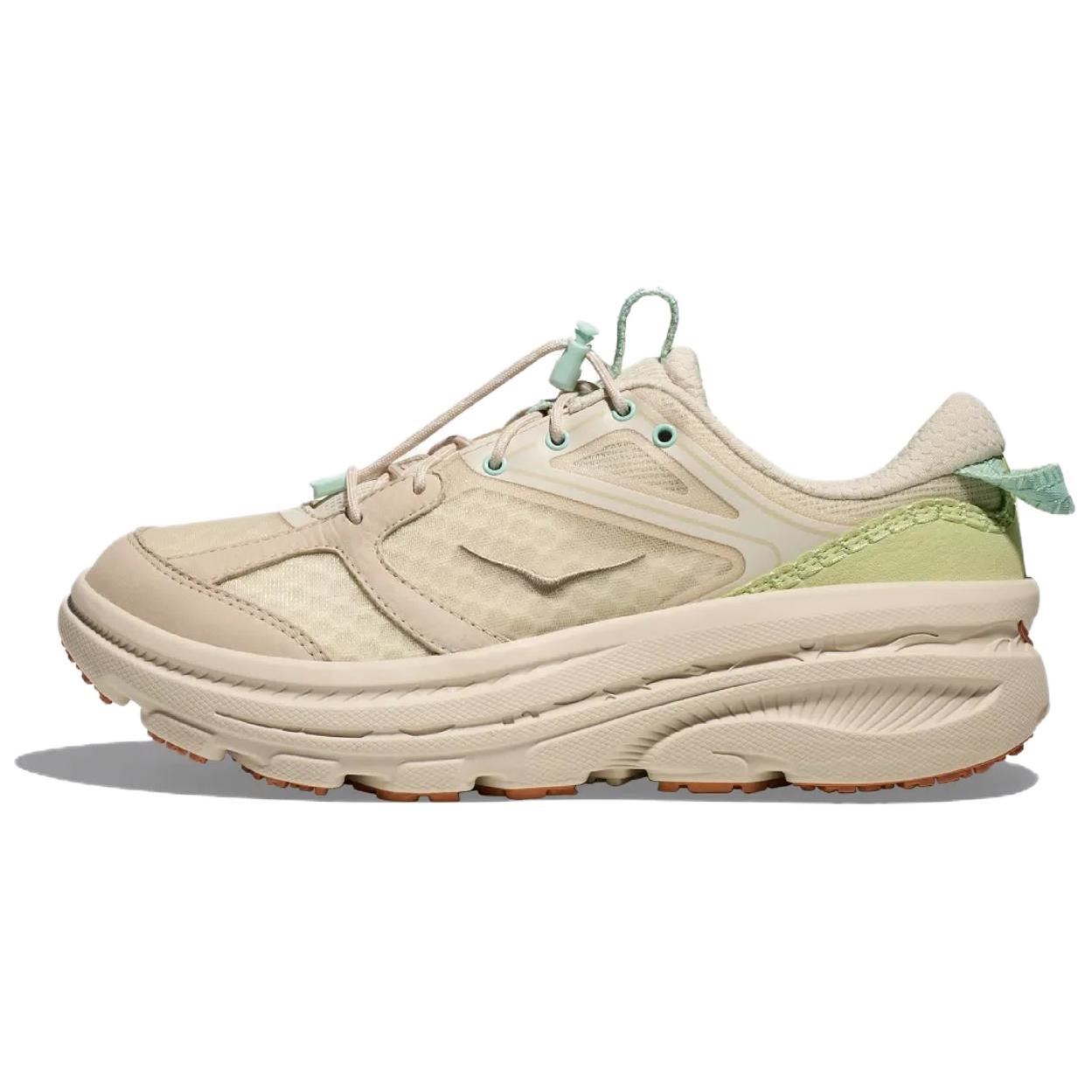 HOKA ONE ONE Bondi B3LS Beige Comfy Low-Top Urban Running Shoes 1155351-OKT