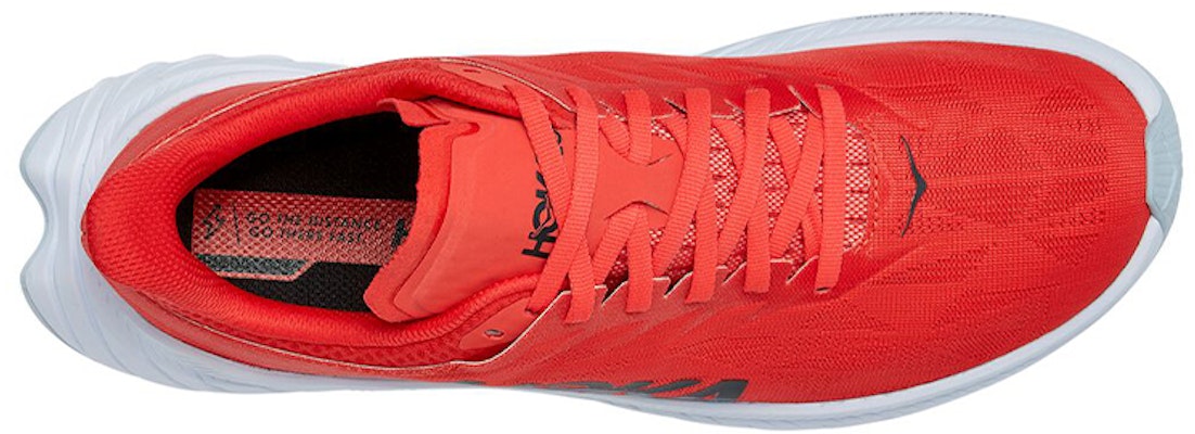 HOKA ONE ONE Carbon X 2 編織 低幫 跑步鞋 男款 紅白 Lookbook HOKA ONE ONE Carbon X 2 編織 低幫 跑步鞋 男款 紅白